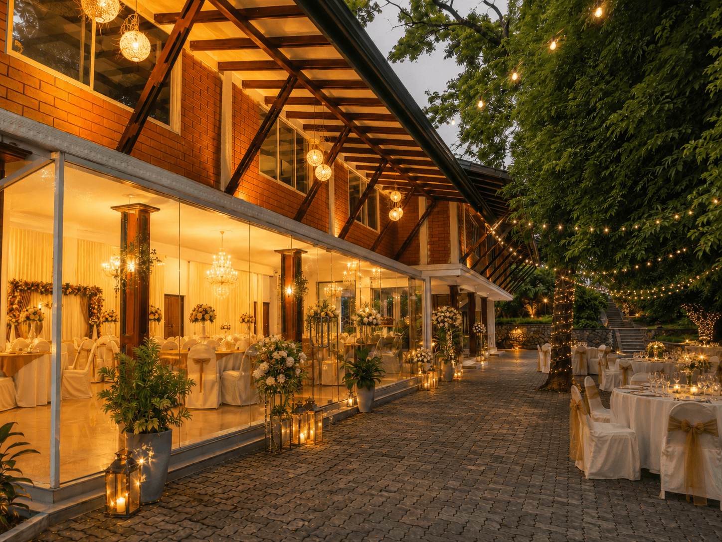 Wanaguru Hotel venue and garden