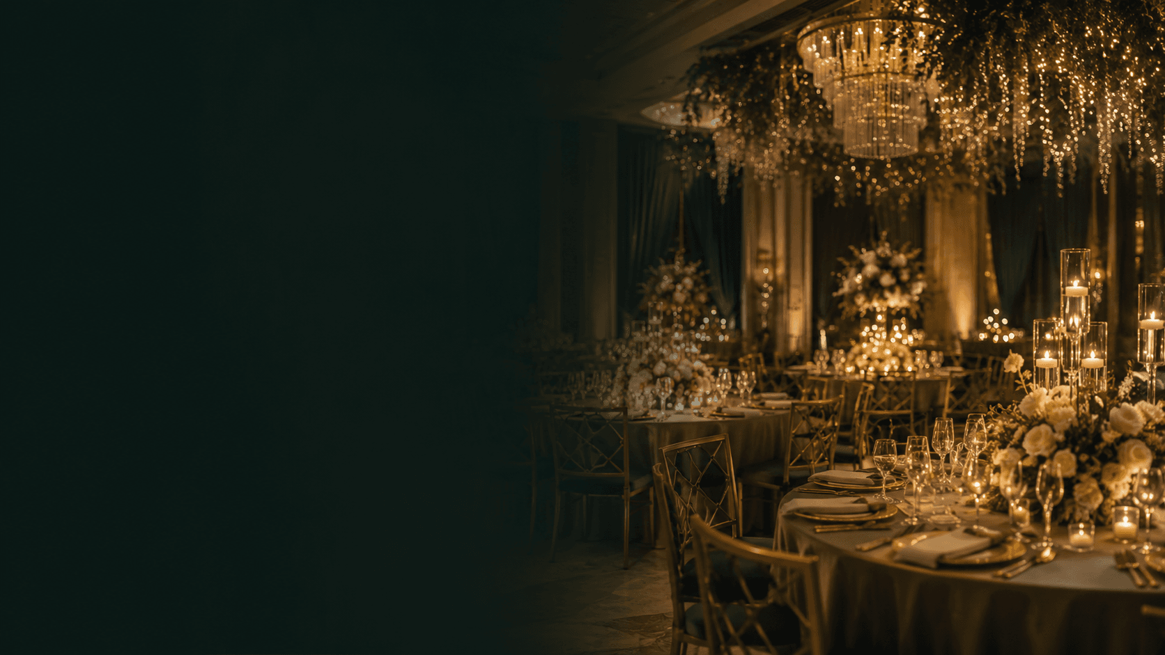 Candlelit garden celebration at Wanaguru Hotel